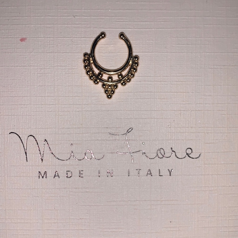 Nose septum ring